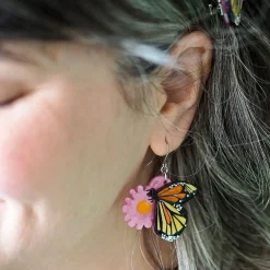 A Butterfly Named Flutter Drop Earrings^Erstwilder Online