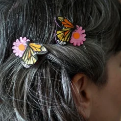 A Butterfly Named Flutter Hair Clips Set - 2 Piece^Erstwilder Best