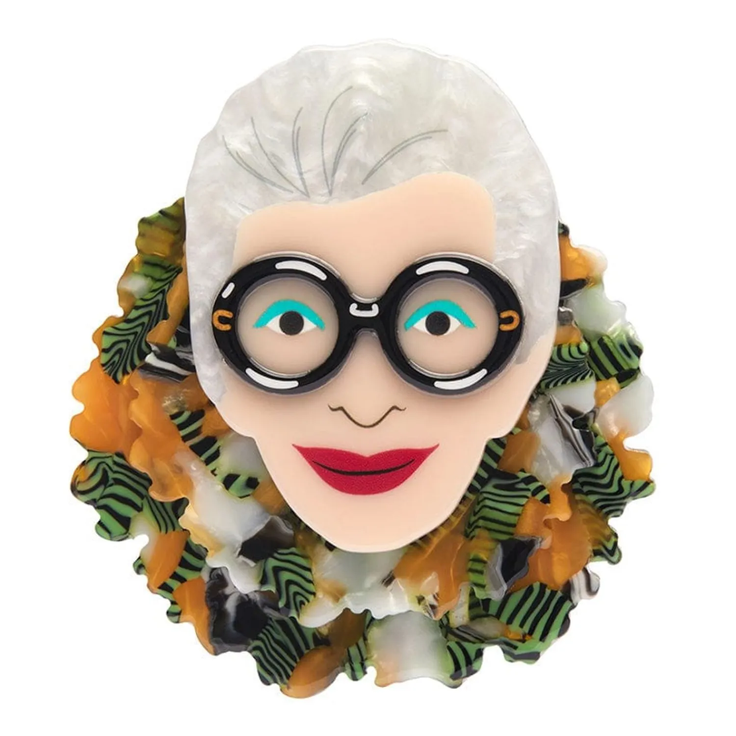 Adorned In Feathers Iris Brooch^Erstwilder Outlet