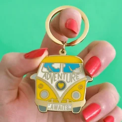 Adventure Awaits Enamel Key Charm^Erstwilder