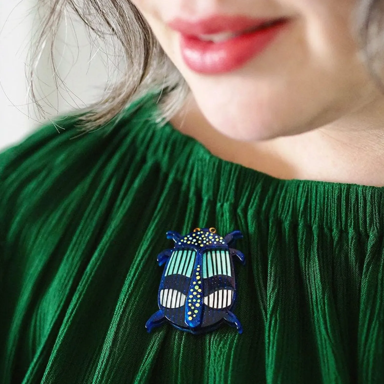 A Jewel Among Beetles Brooch^Erstwilder