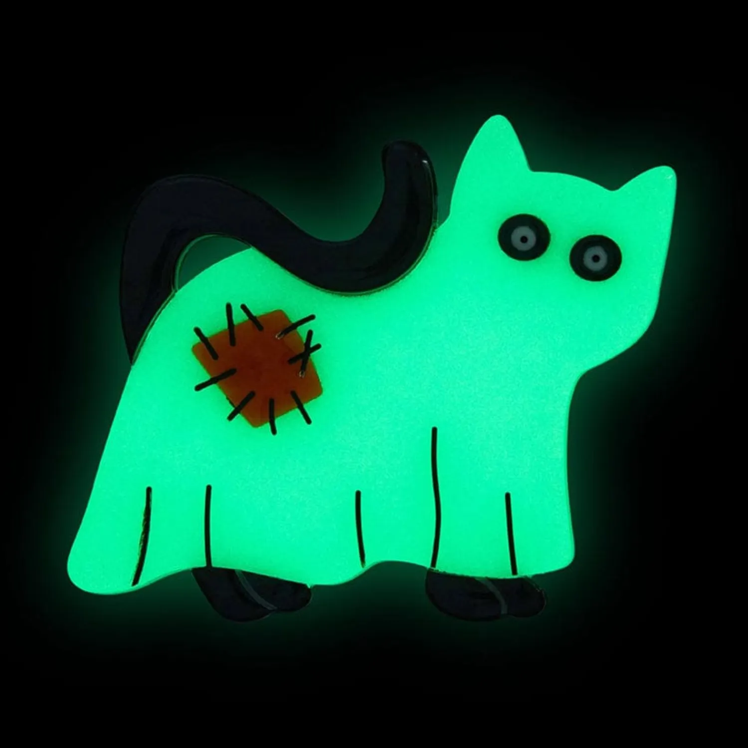 A Most Ghostly Kitty Brooch^Erstwilder Online