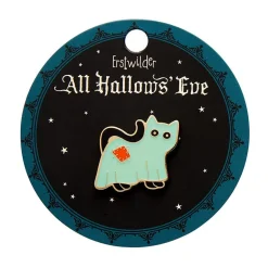 A Most Ghostly Kitty Enamel Pin^Erstwilder Outlet