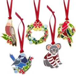 An Australian Christmas Ornament Pack - 5 Piece^Erstwilder Hot