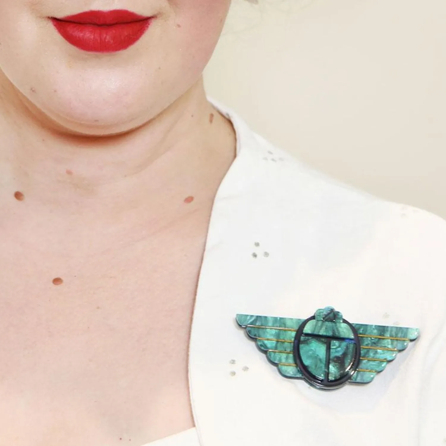 Ancient Egypt Revival Brooch^Erstwilder Best