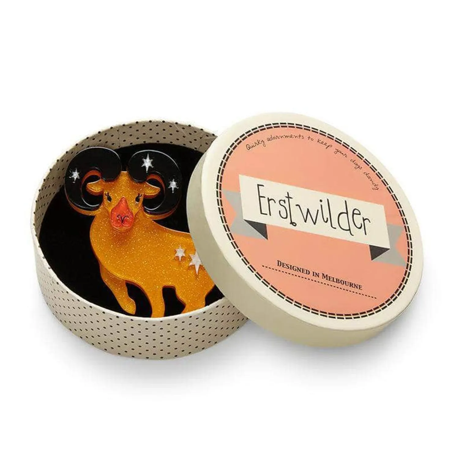 Aries The Achiever Brooch^Erstwilder New