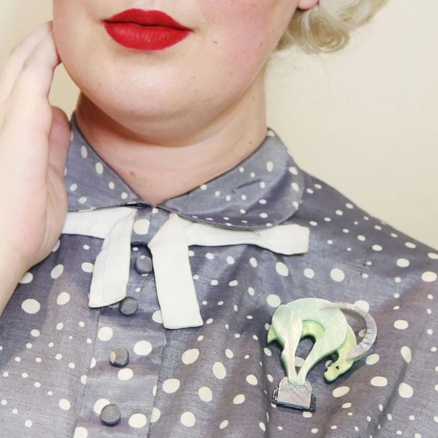 Balancing Act Ibex Brooch^Erstwilder Clearance
