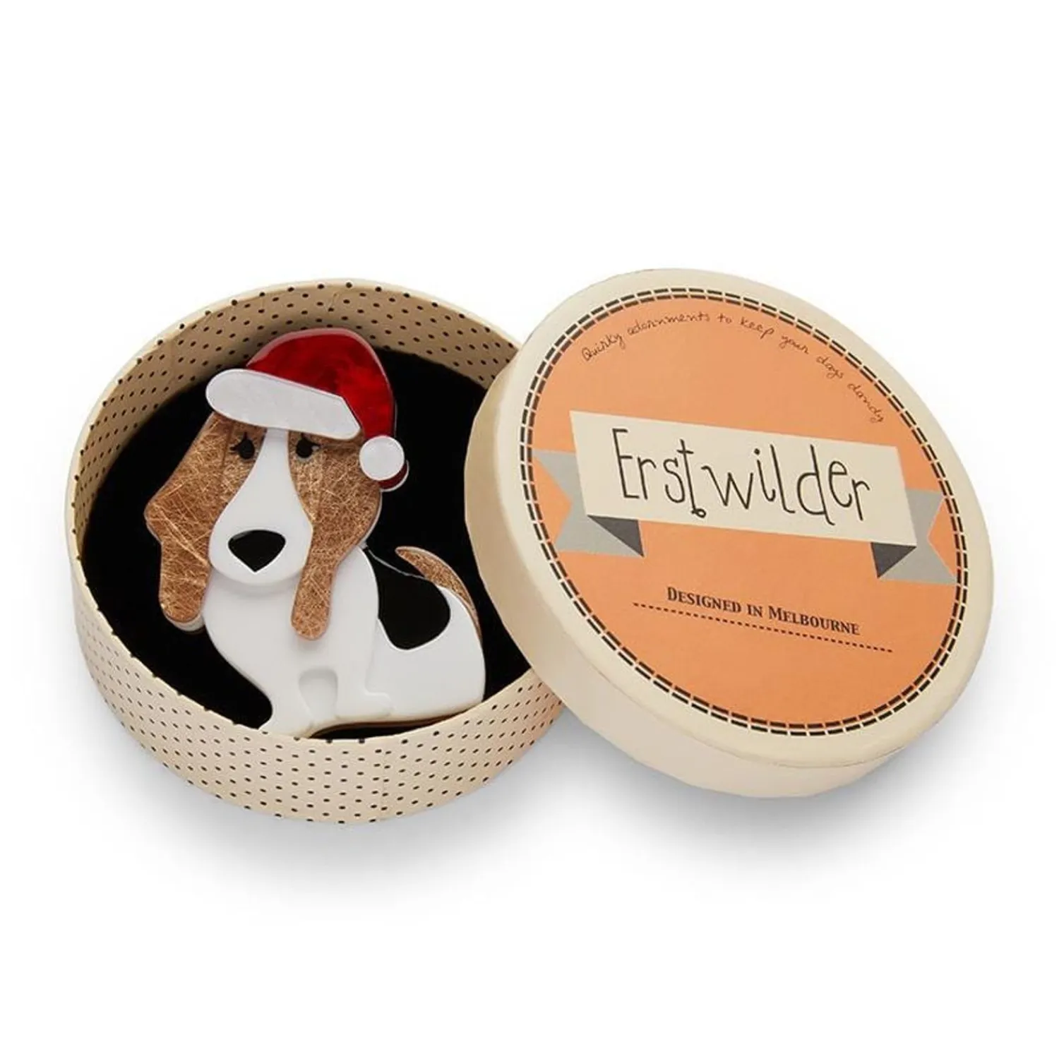 Barney'S First Christmas Brooch^Erstwilder Clearance