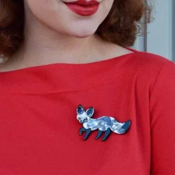 Bat-Eared Bestie Fox Brooch^Erstwilder Outlet