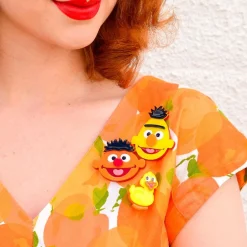 Bert & Ernie Brooch^Erstwilder Clearance