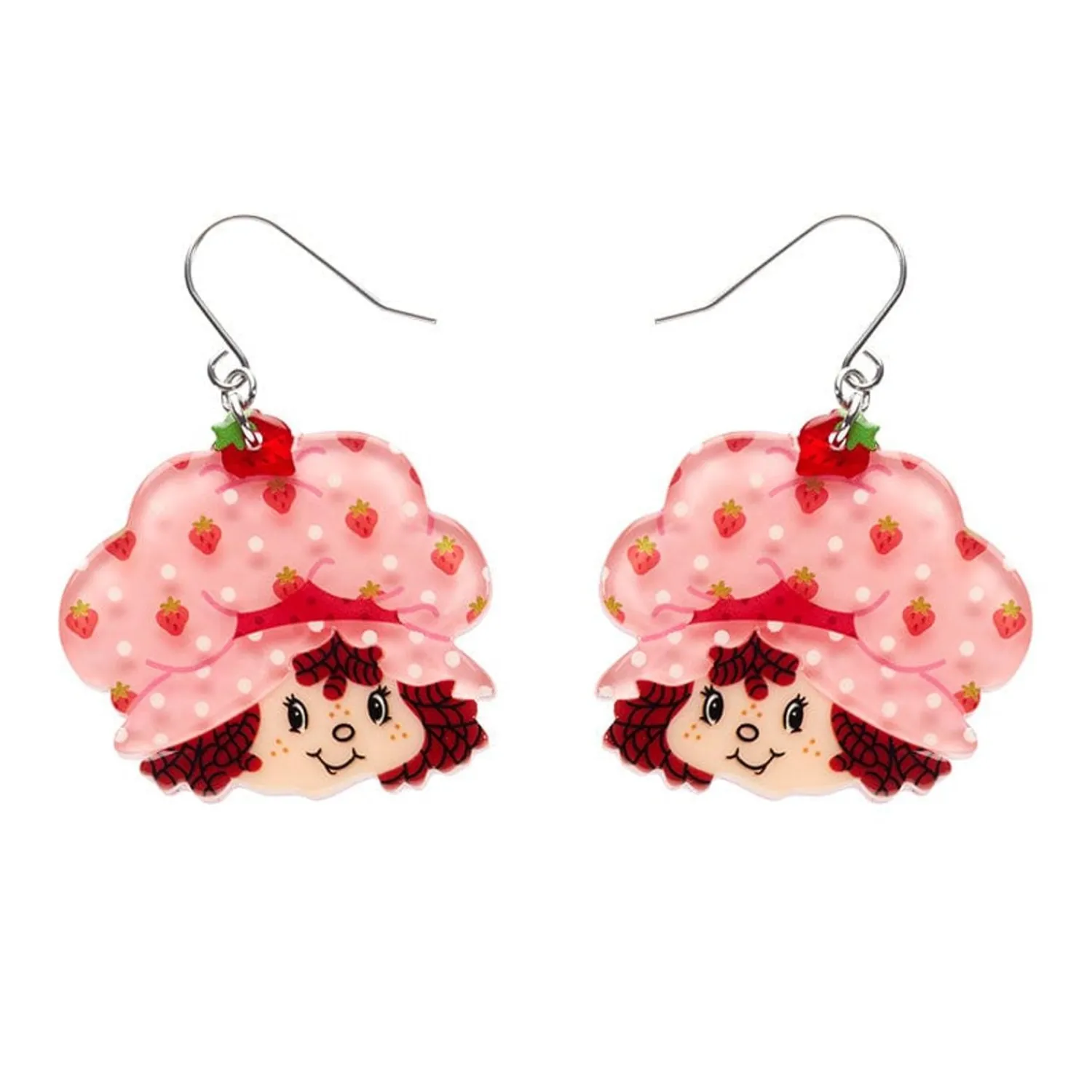 Big Adorable Strawberry Smile Drop Earrings^Erstwilder Hot