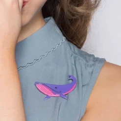 Big Blue Brooch^Erstwilder New