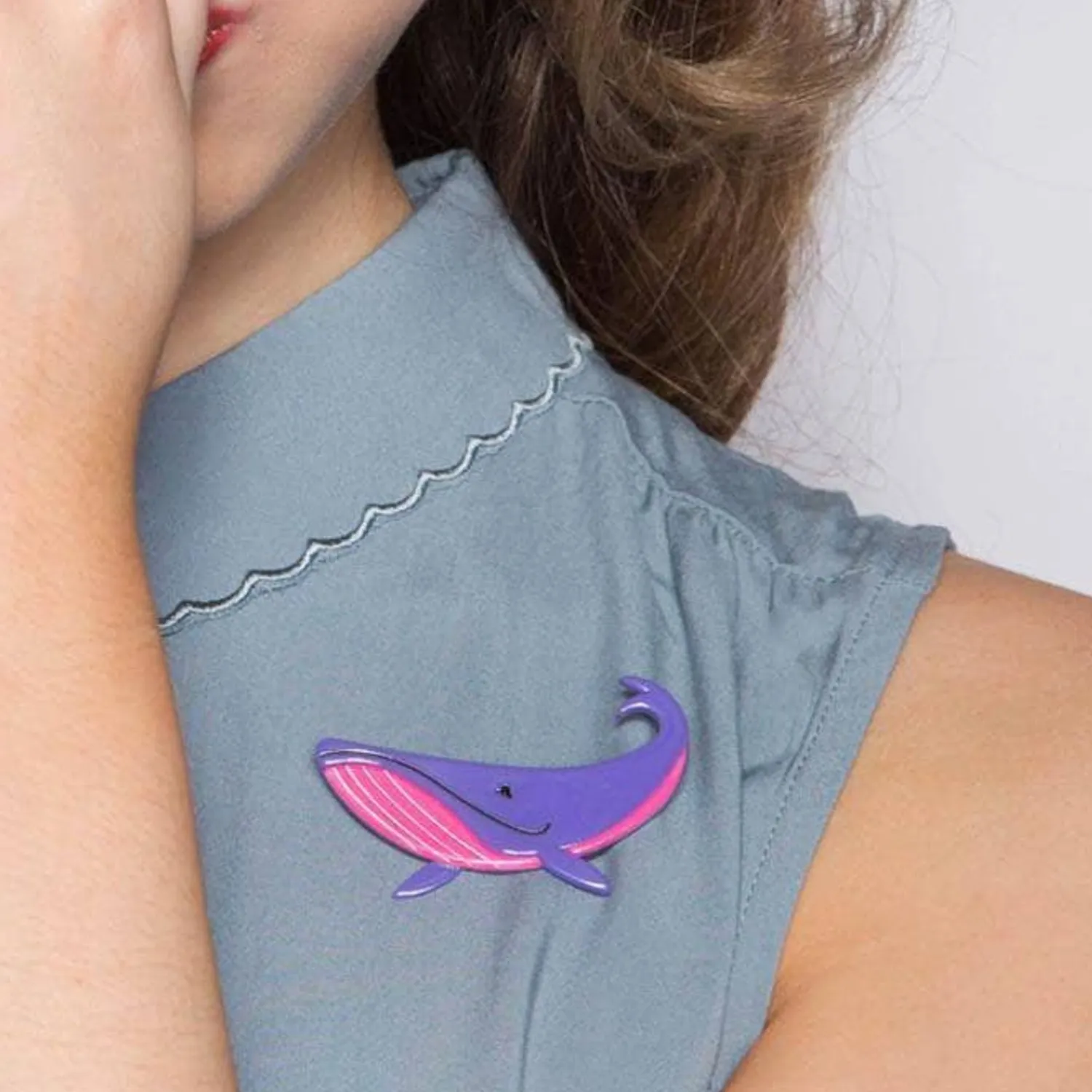 Big Blue Brooch^Erstwilder New