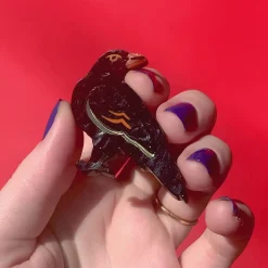 Black As Night Brooch^Erstwilder Outlet