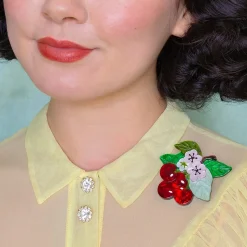 Blossoming Cherries Brooch^Erstwilder Discount