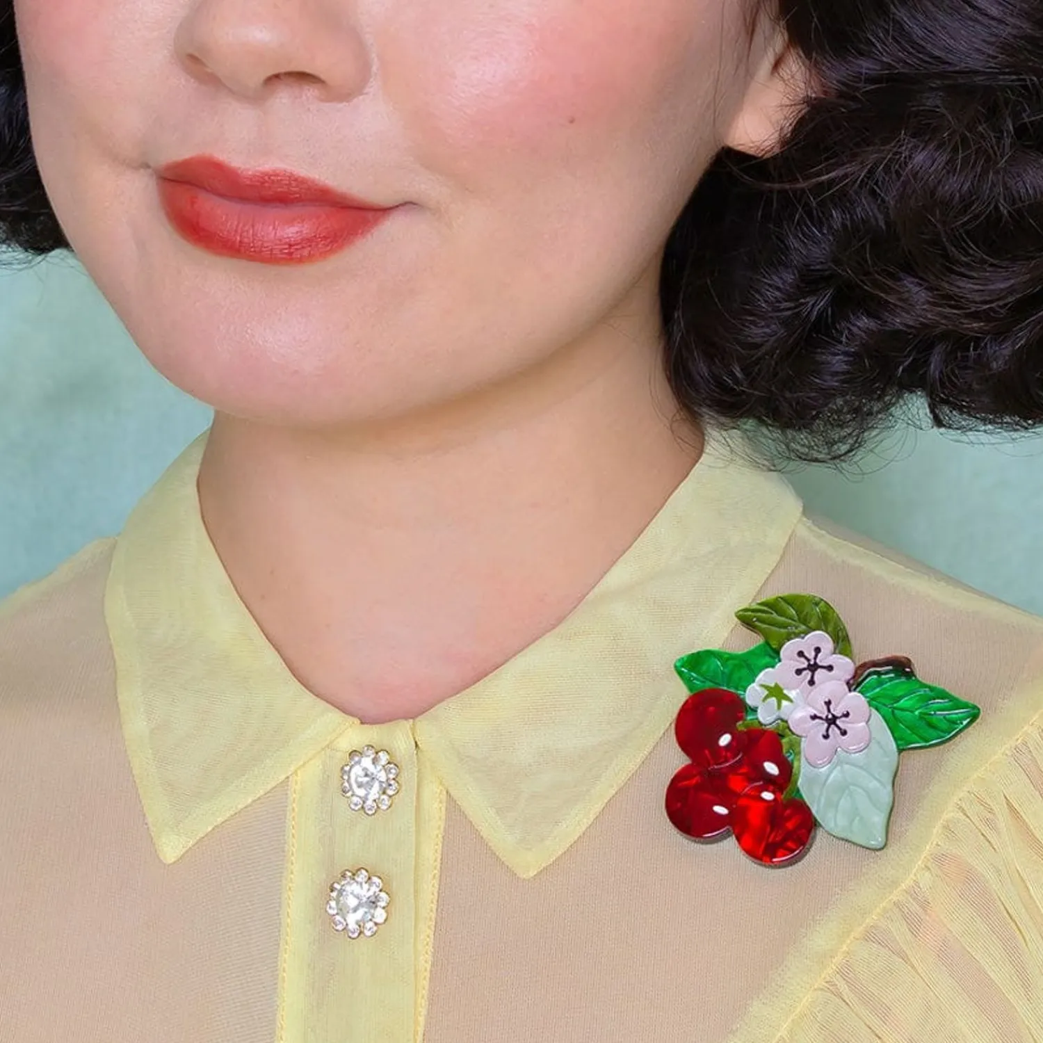 Blossoming Cherries Brooch^Erstwilder Discount