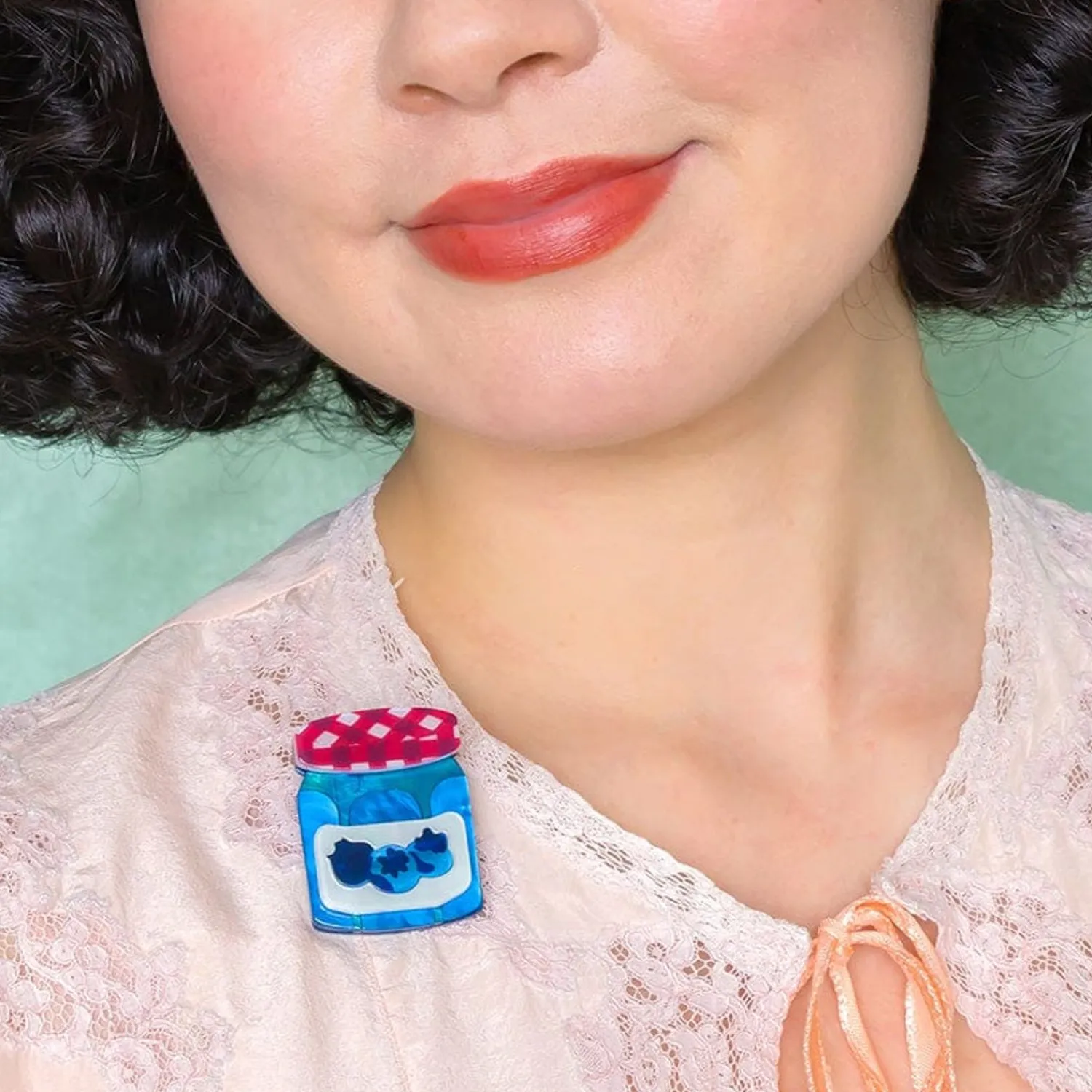 Blueberry Precious Preserve Mini Brooch^Erstwilder Online