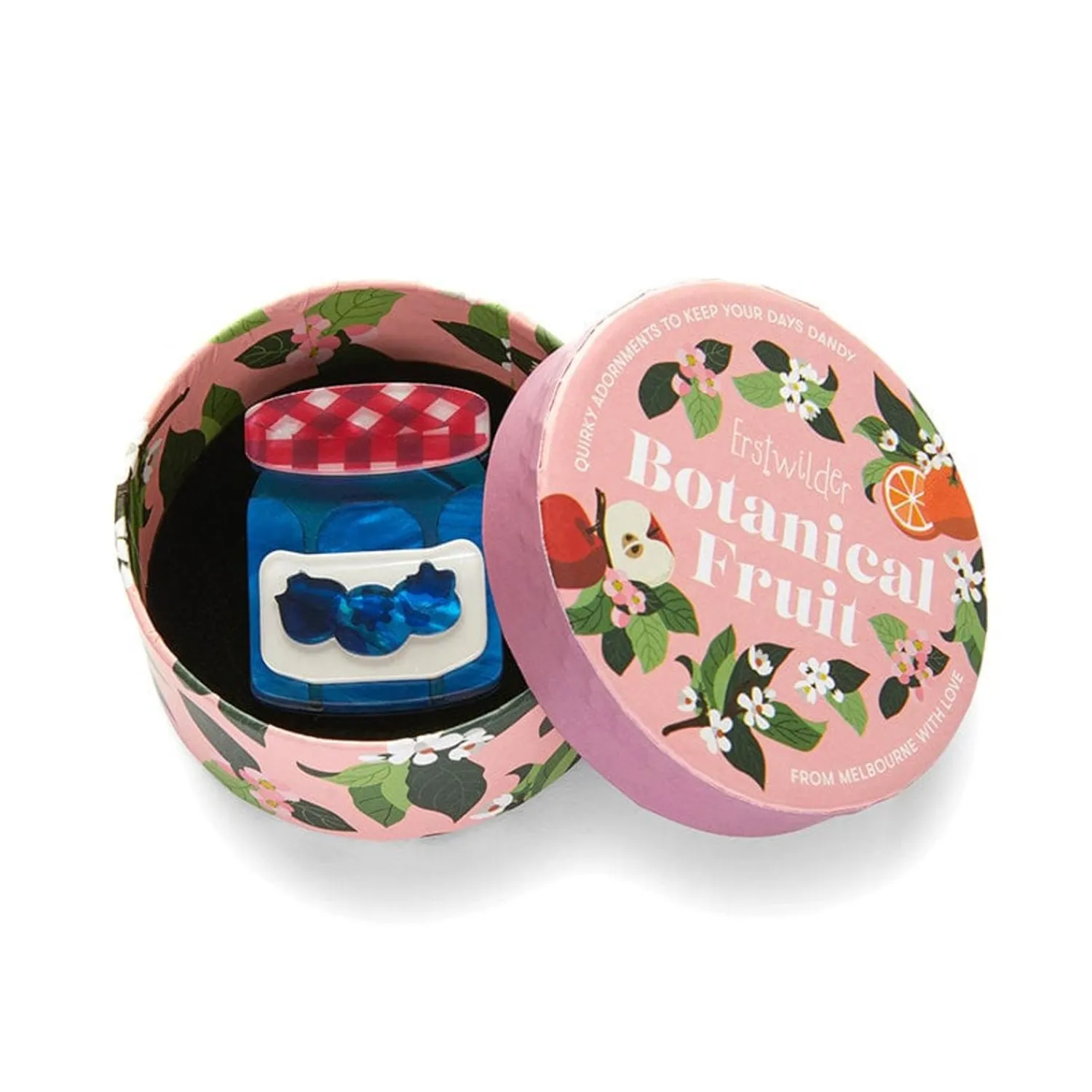 Blueberry Precious Preserve Mini Brooch^Erstwilder Online
