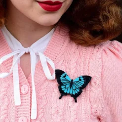 Blue Emperor Brooch^Erstwilder Hot
