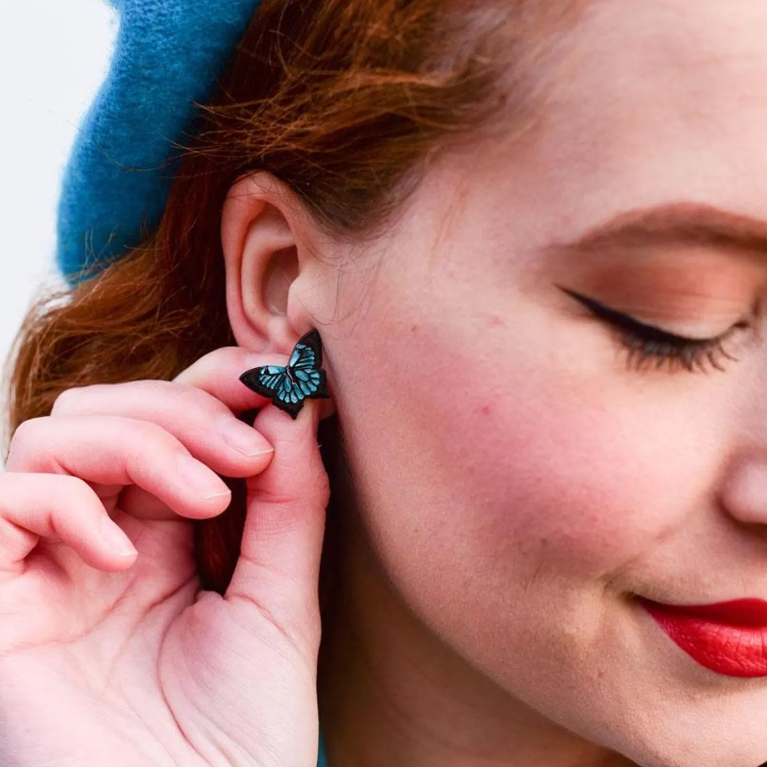 Blue Emperor Earrings^Erstwilder Online