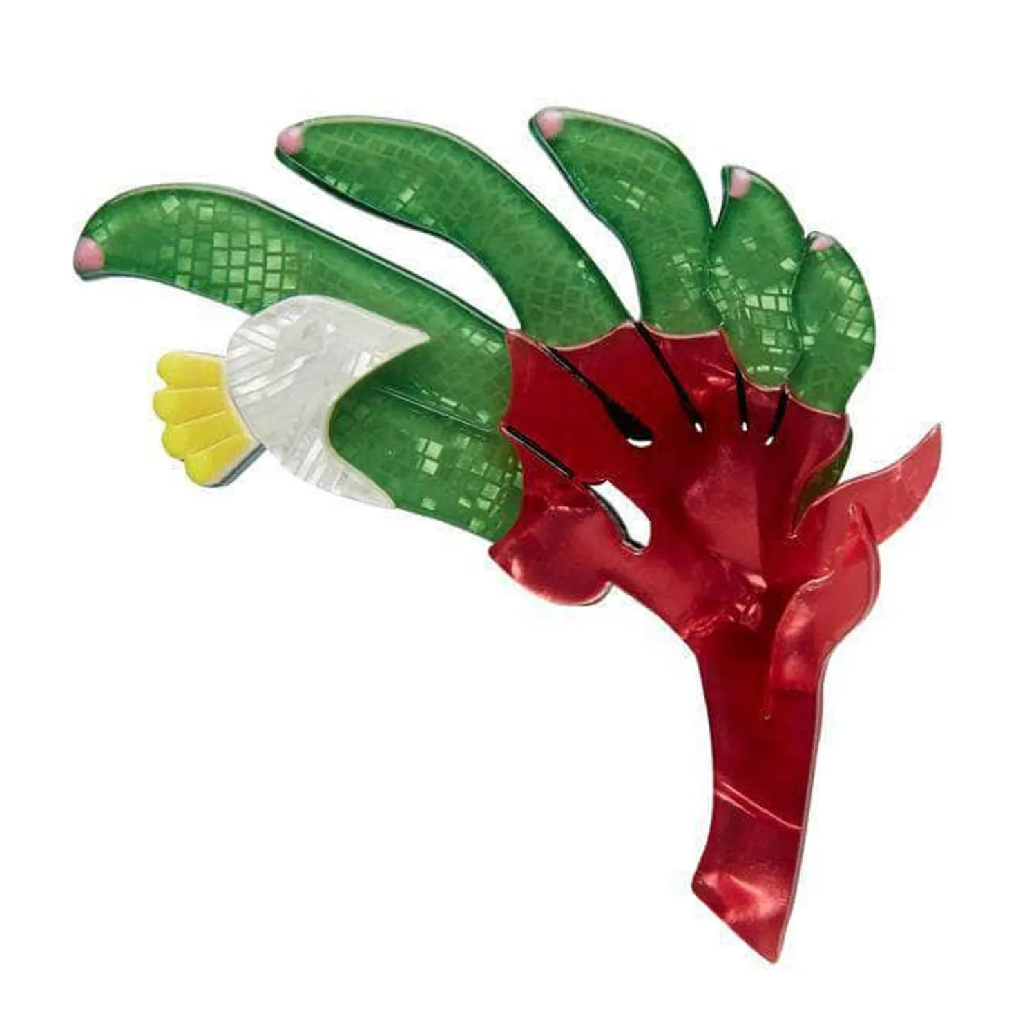 Bouncing Botannical Flower Brooch^Erstwilder Clearance