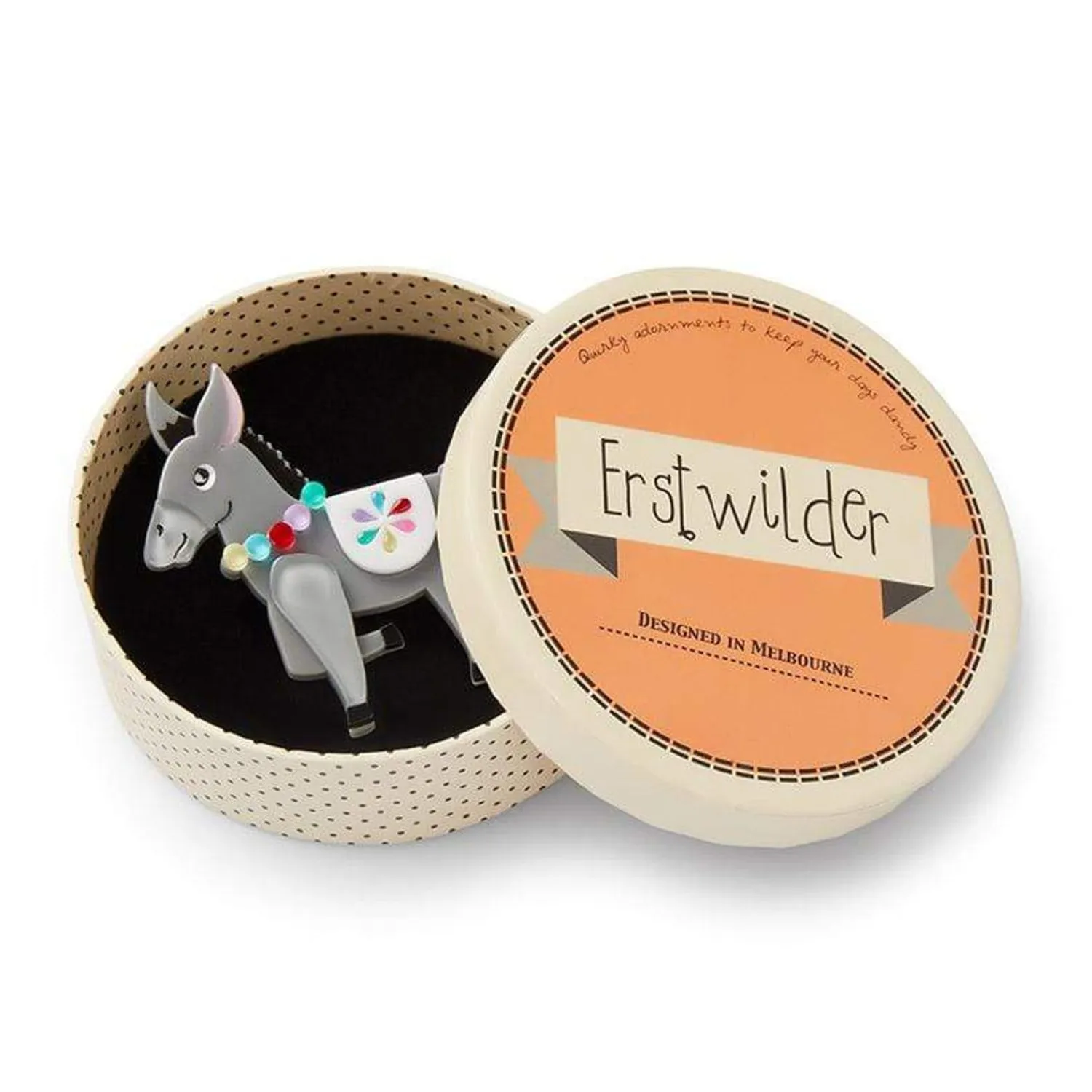 Brave Burro Donkey Brooch^Erstwilder Clearance