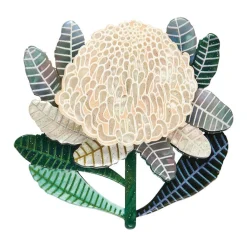 Bridal Gown Botanical Brooch^Erstwilder Sale