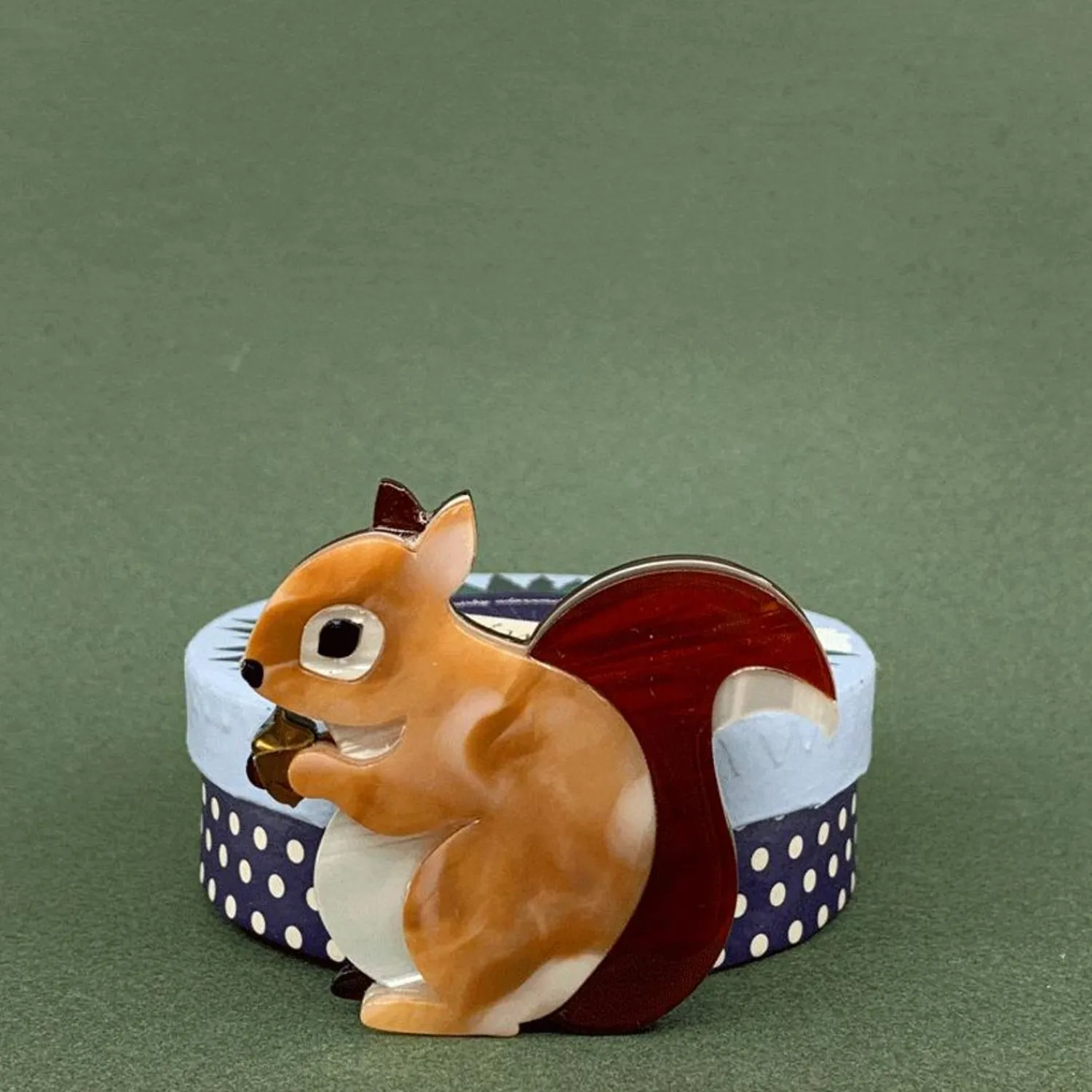 Bright-Eyed And Bushy Tailed Brooch^Erstwilder Clearance