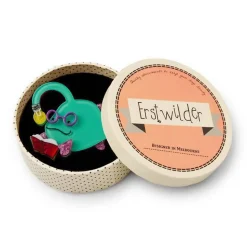 Bright-Eyed Bibliophile Brooch^Erstwilder Online