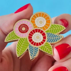 Brilliant Blossoms Flowering Gum Enamel Pin^Erstwilder Online