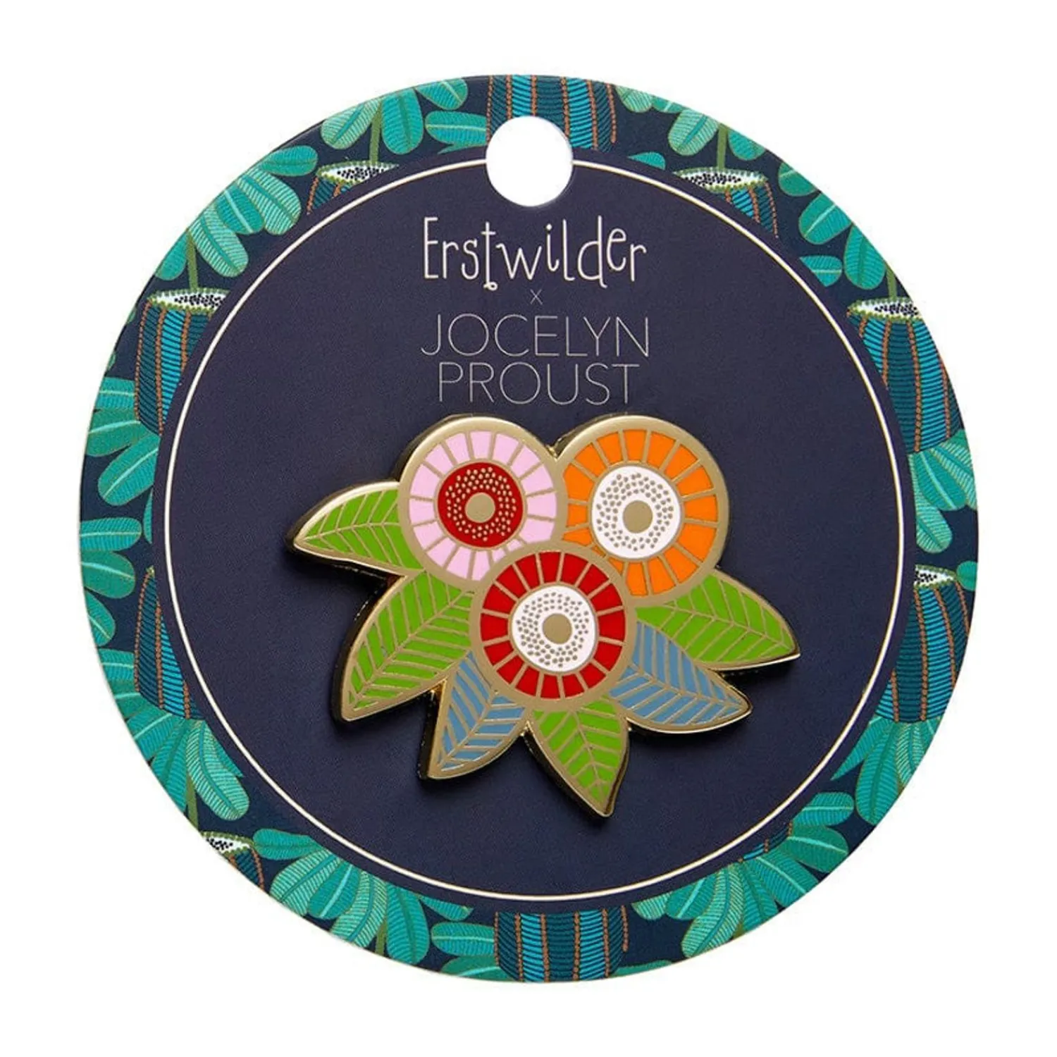Brilliant Blossoms Flowering Gum Enamel Pin^Erstwilder Online
