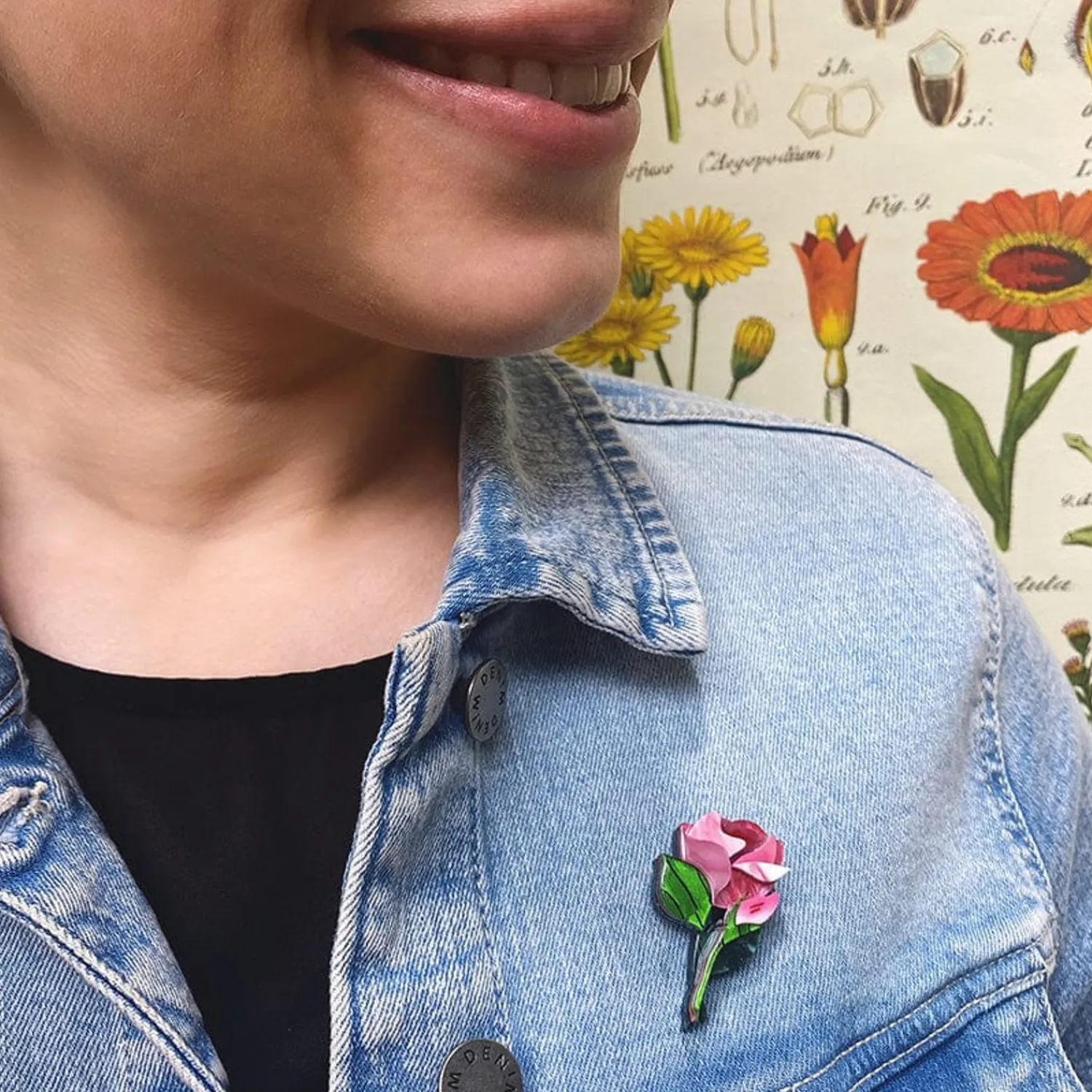 Budding Romance Mini Brooch^Erstwilder Discount