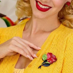 Budding Romance Rose Brooch^Erstwilder Discount