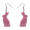 Bunny Ripple Resin Drop Earrings - Mauve^Erstwilder Best