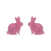 Bunny Ripple Resin Stud Earrings - Mauve^Erstwilder Outlet