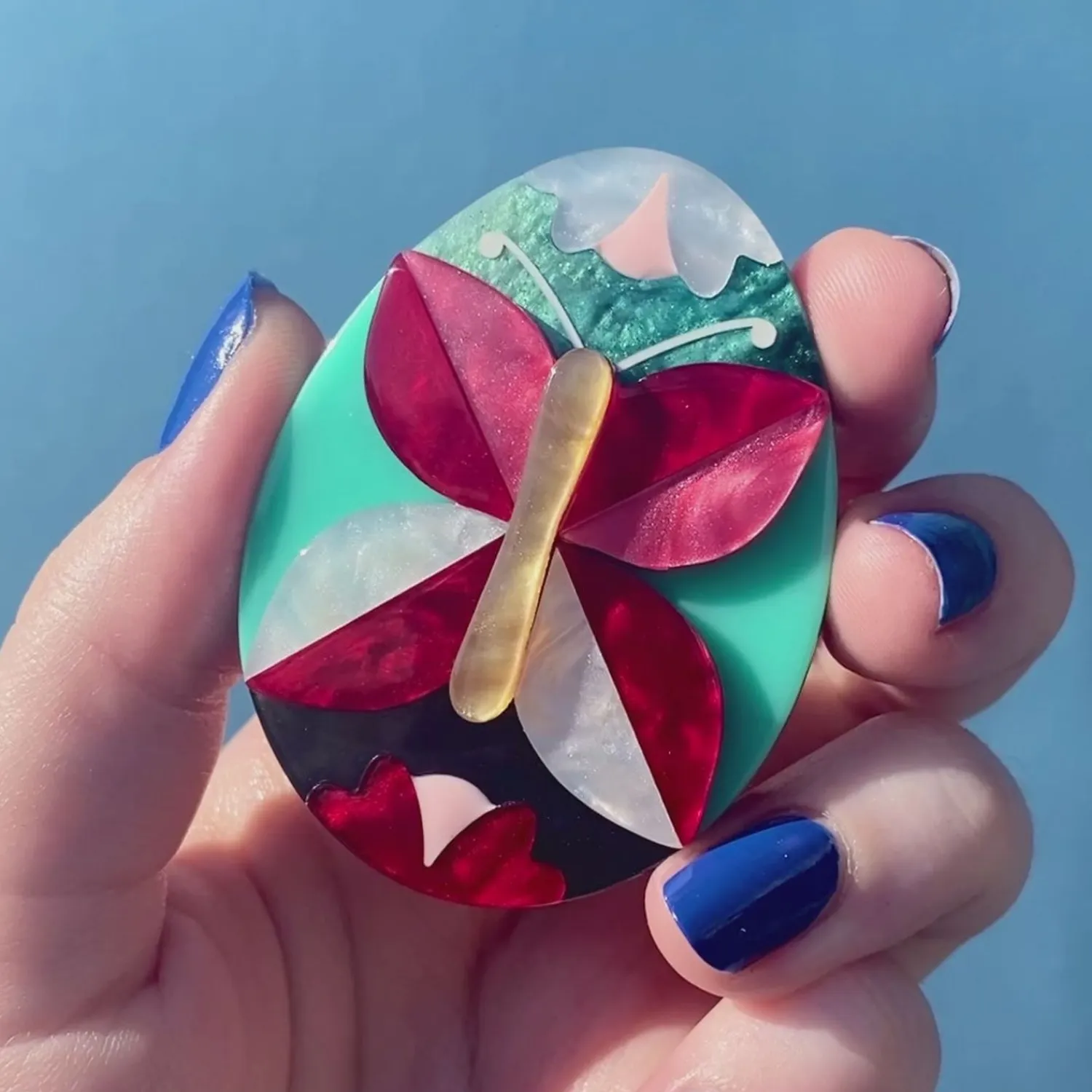 Butterfly Of Rebirth Brooch^Erstwilder New