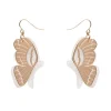 Butterfly Textured Resin Drop Earrings - White^Erstwilder Hot