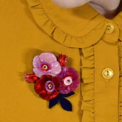Call Me The Wild Rose Brooch^Erstwilder Outlet