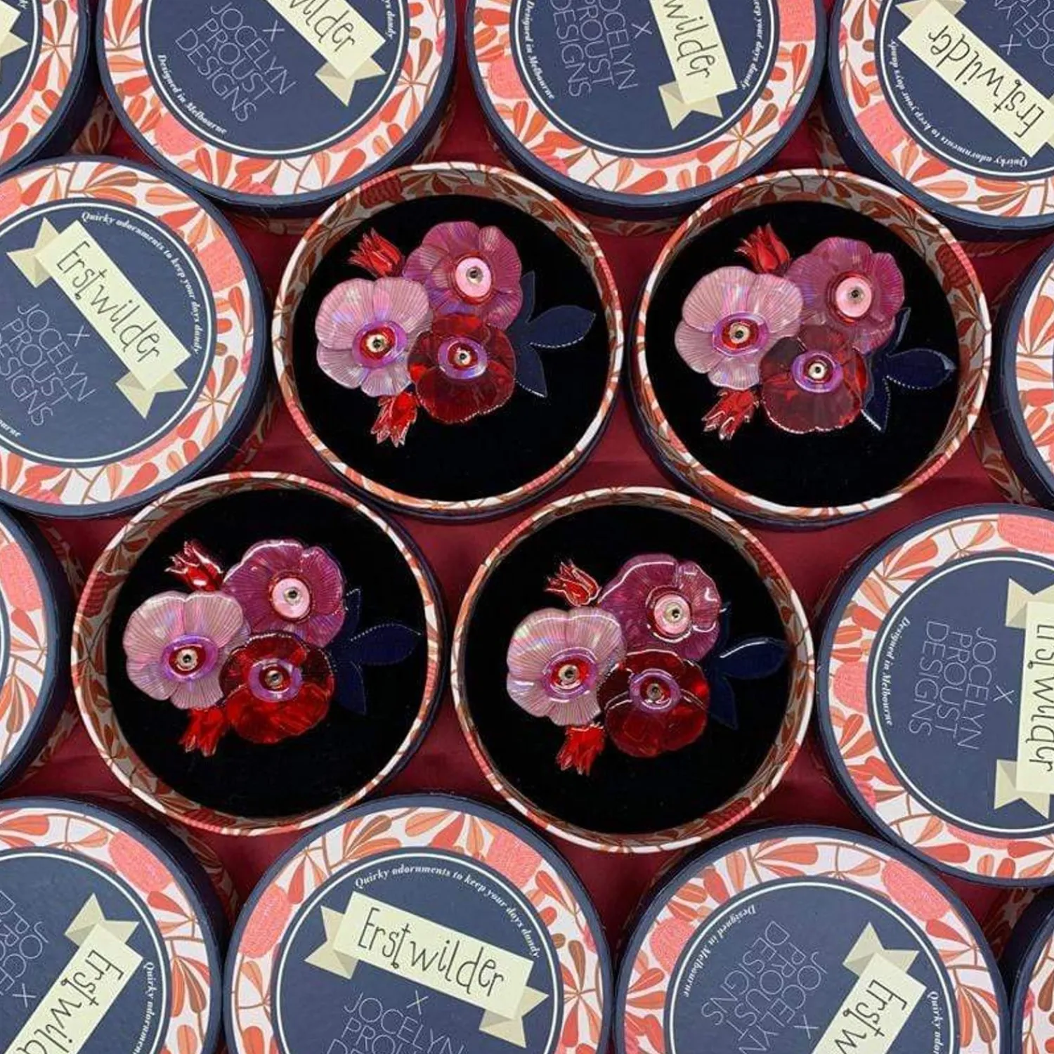 Call Me The Wild Rose Brooch^Erstwilder Outlet
