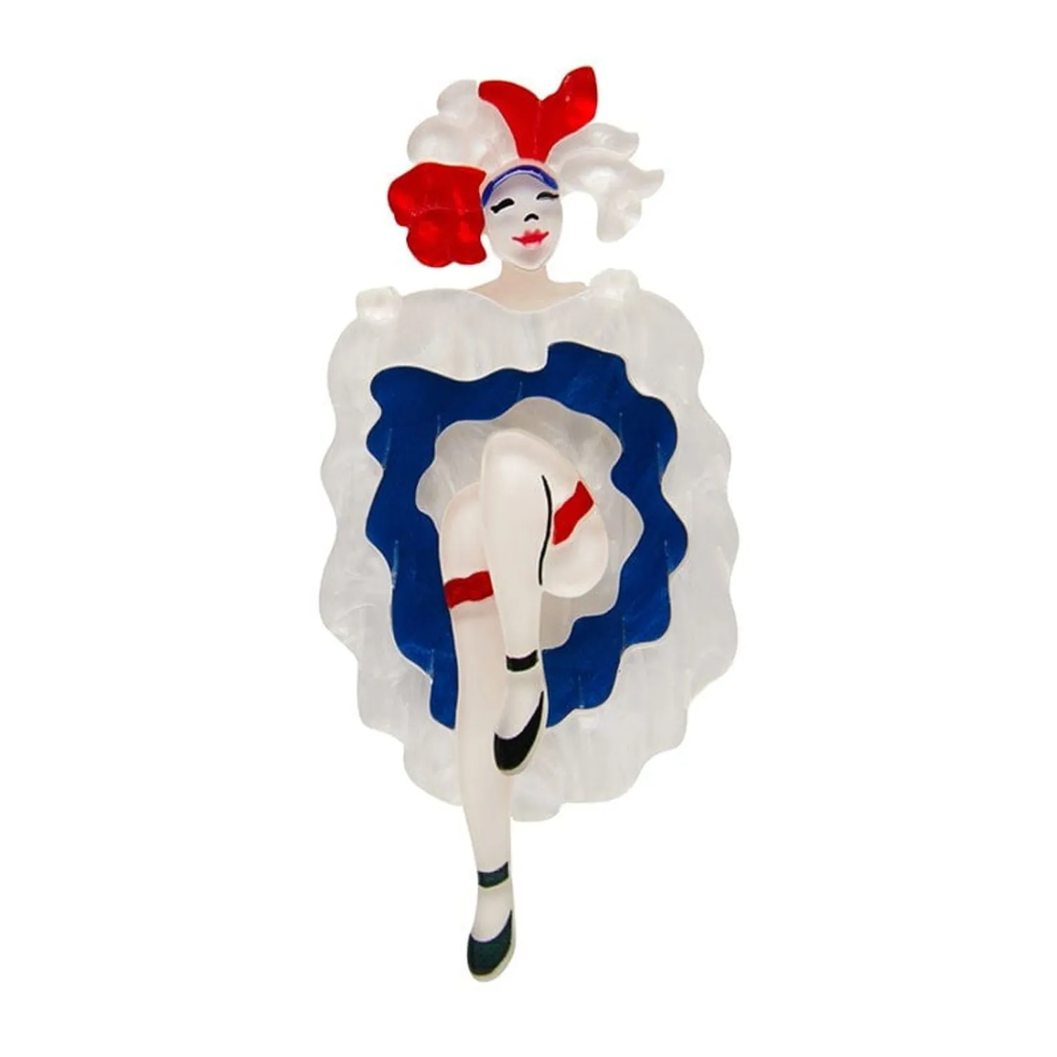 Can-Can Dancer Brooch^Erstwilder Clearance