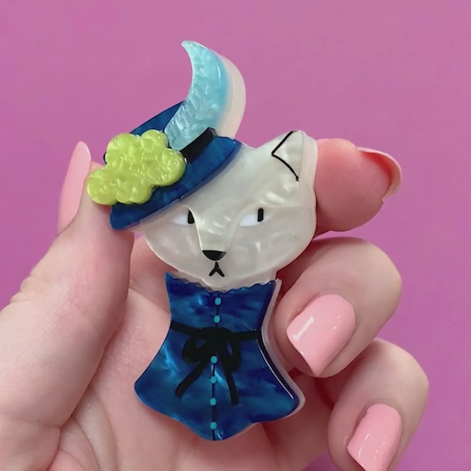 Cat In A Hat Brooch^Erstwilder Best