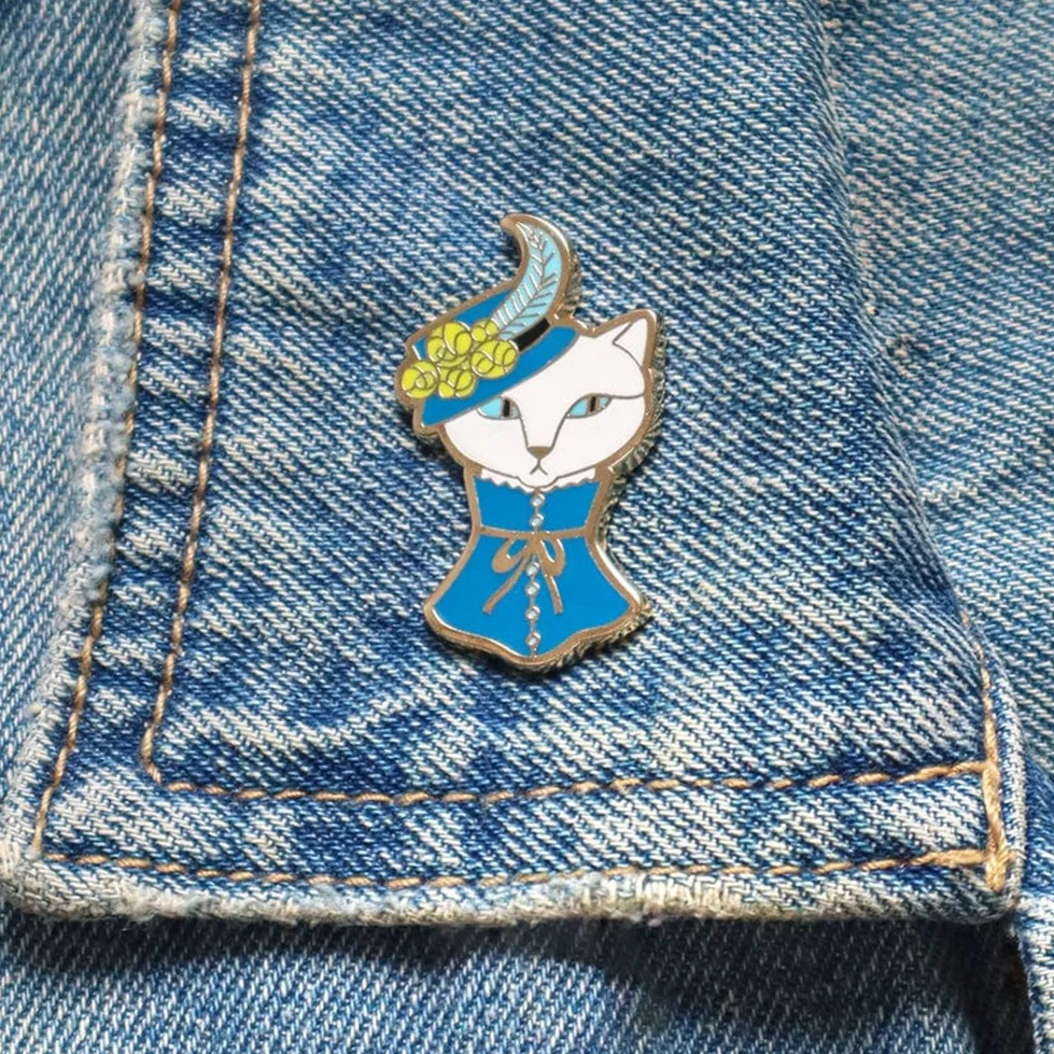 Cat In A Hat Enamel Pin^Erstwilder Best