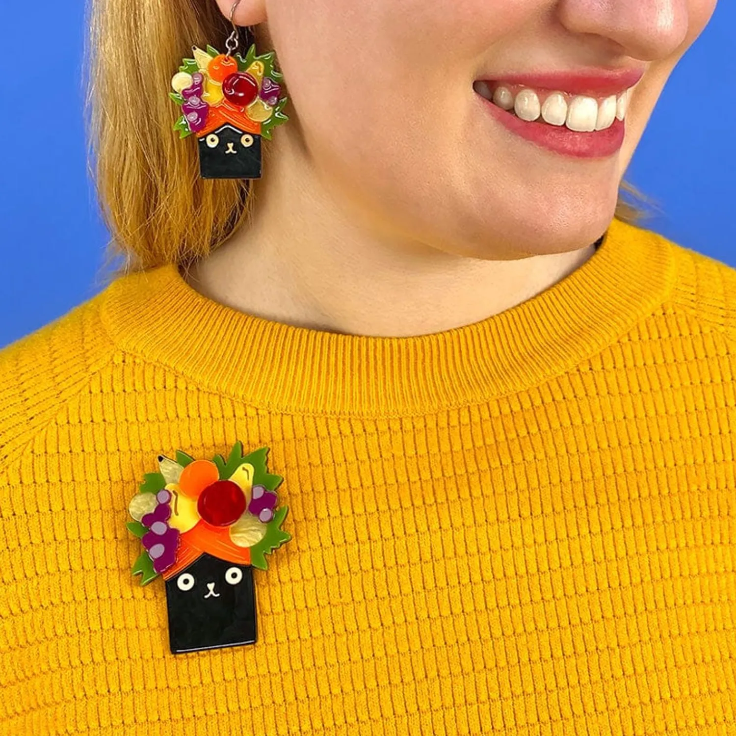 Catmen Miranda Brooch^Erstwilder Best