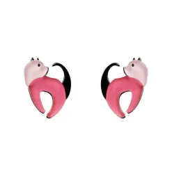 Cat Walk Stud Cat Earrings^Erstwilder Discount