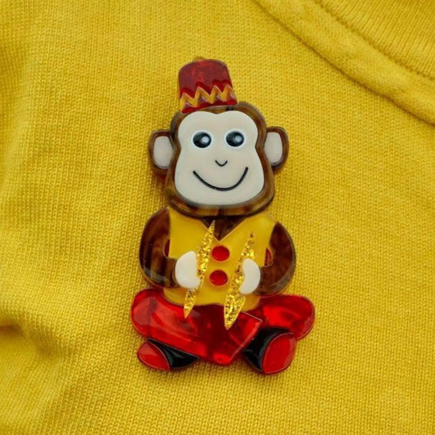 Charley Chimp Brooch^Erstwilder Outlet