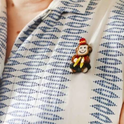 Charley Chimp Mini Brooch^Erstwilder Outlet