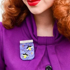 Chasing Fireflies Brooch^Erstwilder Clearance