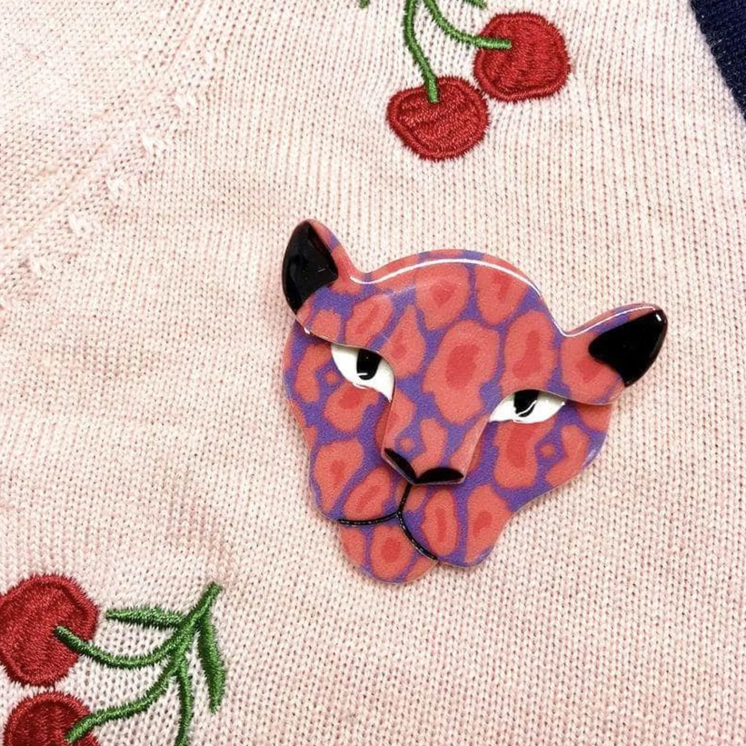 Chasing Sheeba Cheetah Brooch^Erstwilder Sale