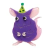 Chaz The Chinchilla Brooch^Erstwilder Outlet