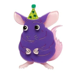 Chaz The Chinchilla Brooch^Erstwilder Outlet